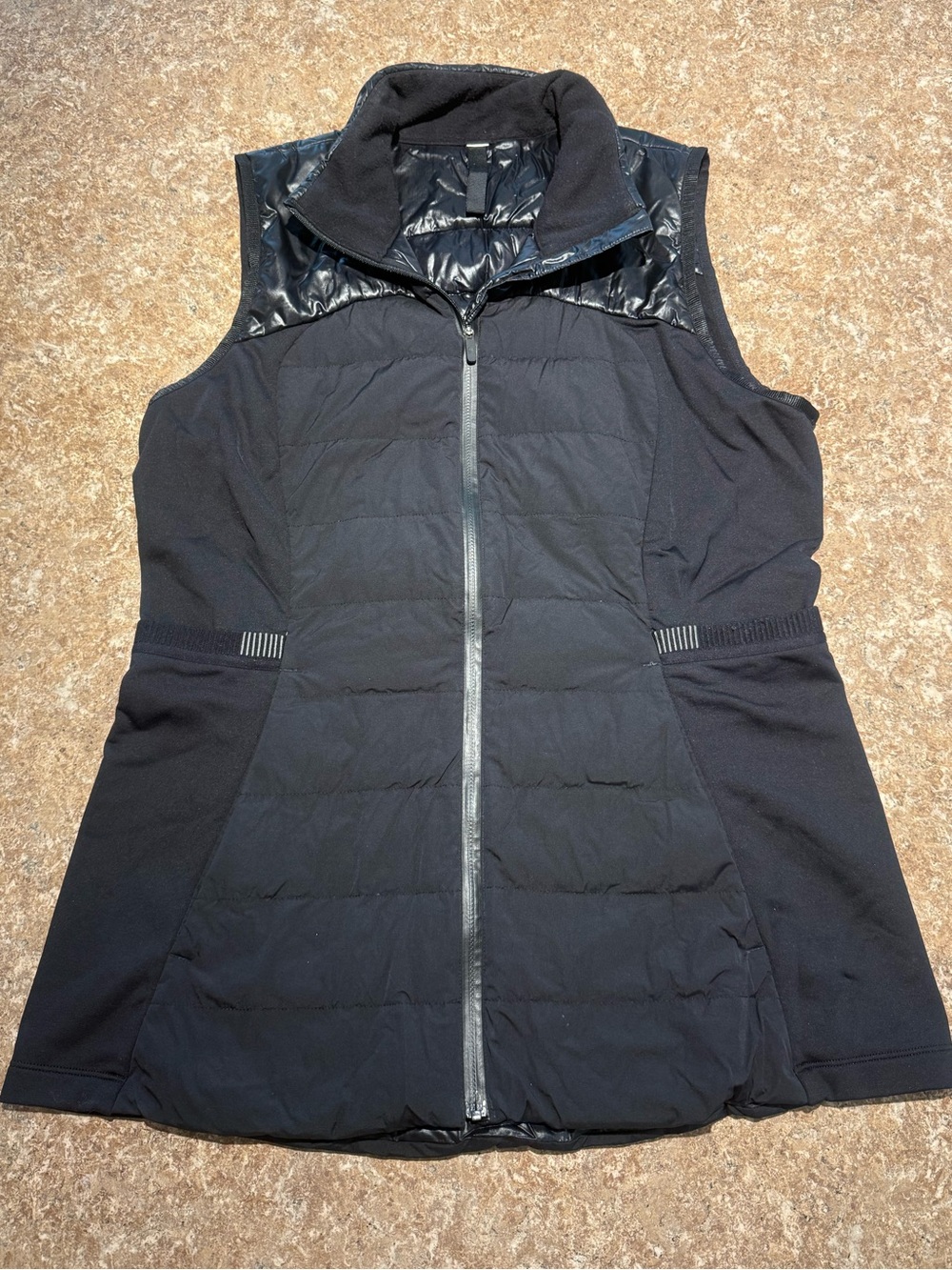 Black Quilted Lululemon Vest